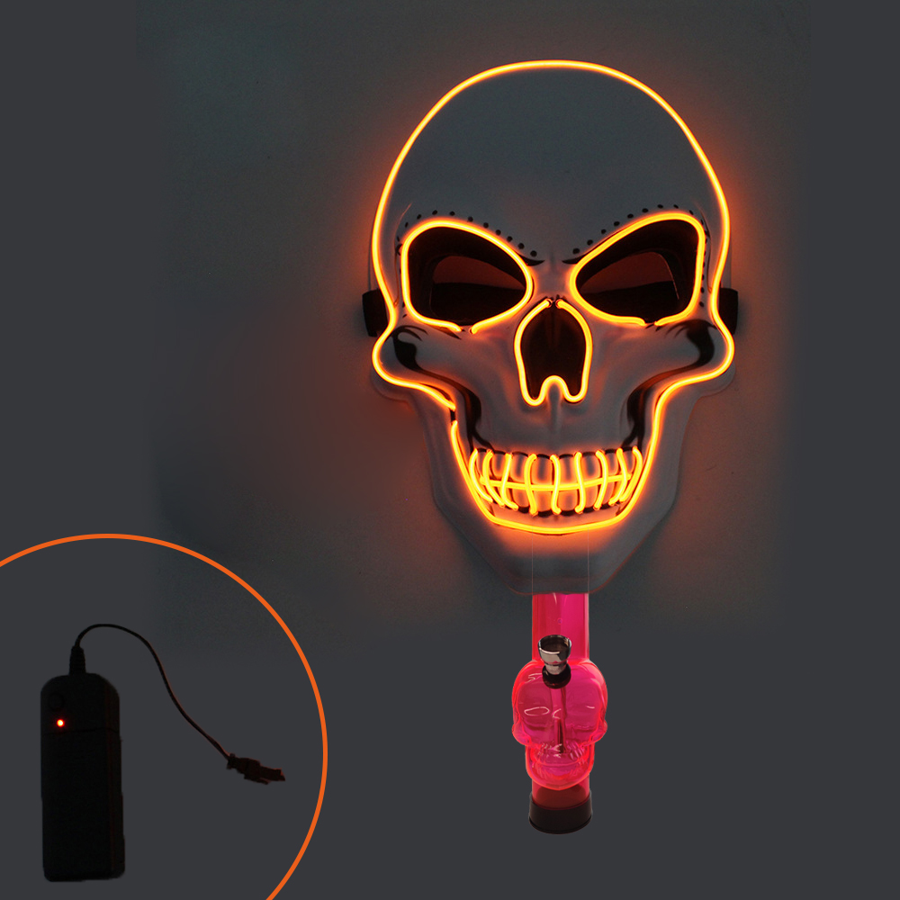 led gas mask hookah